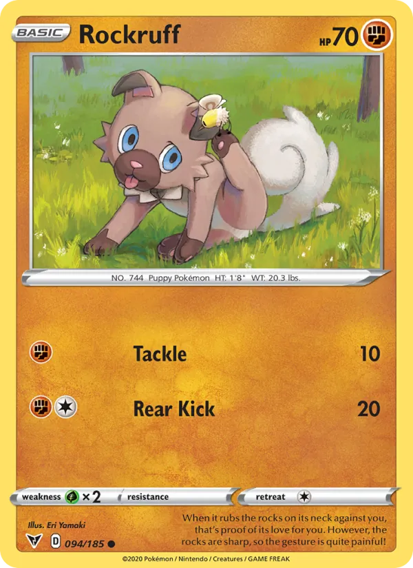 Rockruff 94/185 Vivid Voltage