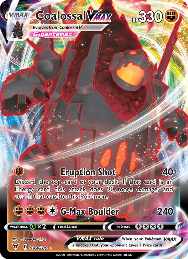 Coalossal VMAX 99/185 Vivid Voltage
