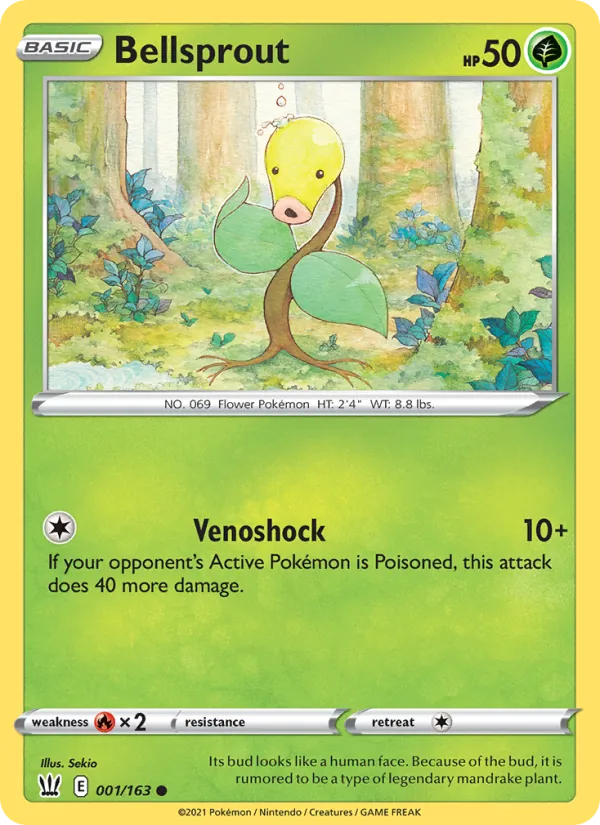 Bellsprout 1/163 Battle Styles