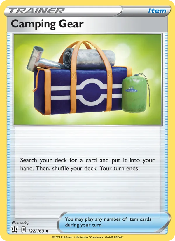 Camping Gear 122/163 Battle Styles