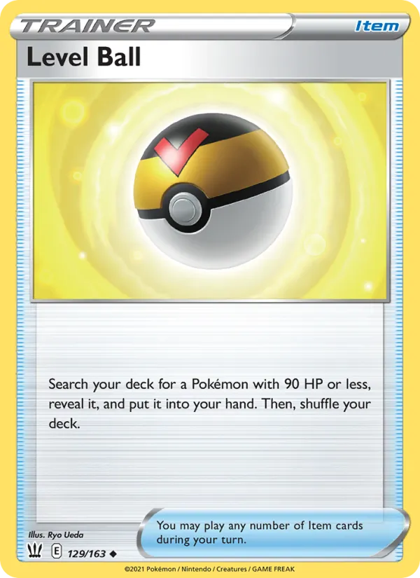 Level Ball 129/163 Battle Styles