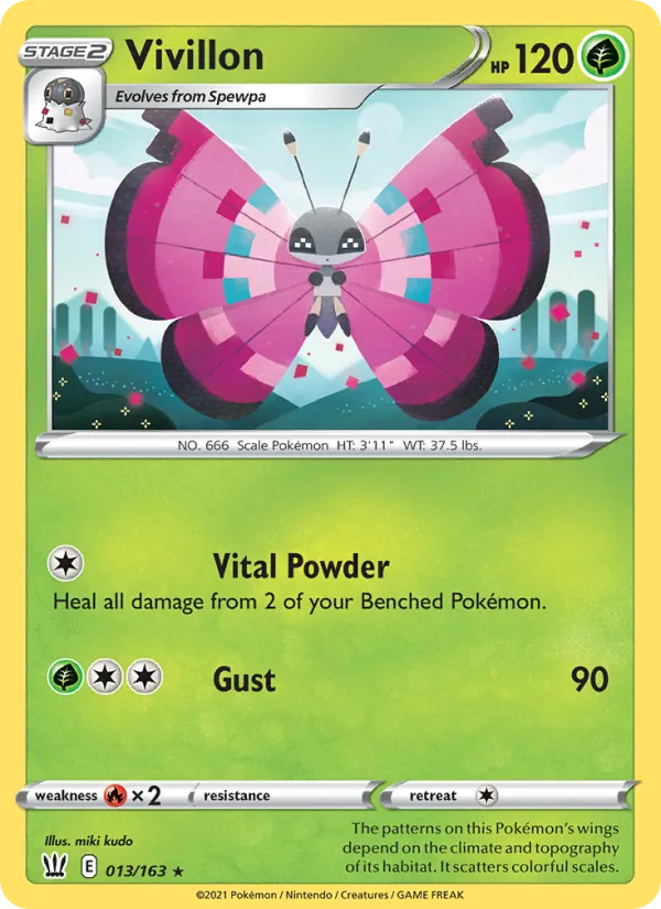 Vivillon 13/163 Battle Styles