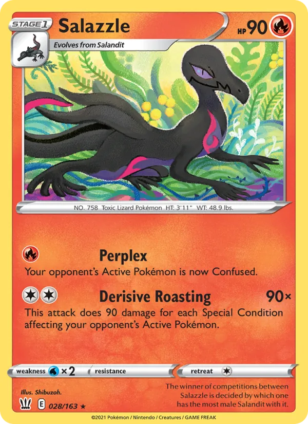 Salazzle 28/163 Battle Styles
