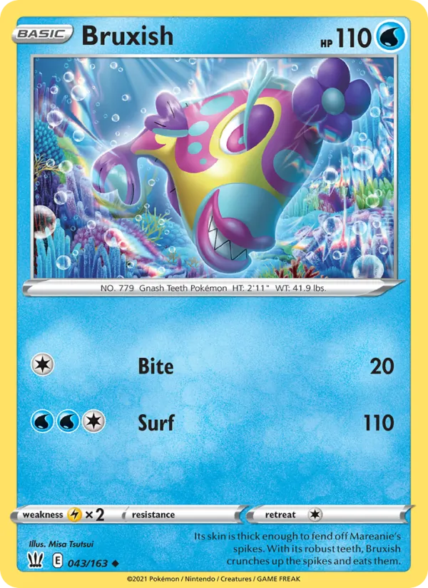 Bruxish 43/163 Battle Styles