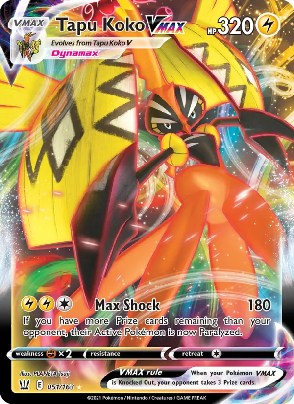 Tapu Koko VMAX 51/163 Battle Styles