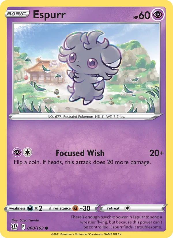 Espurr 60/163 Battle Styles