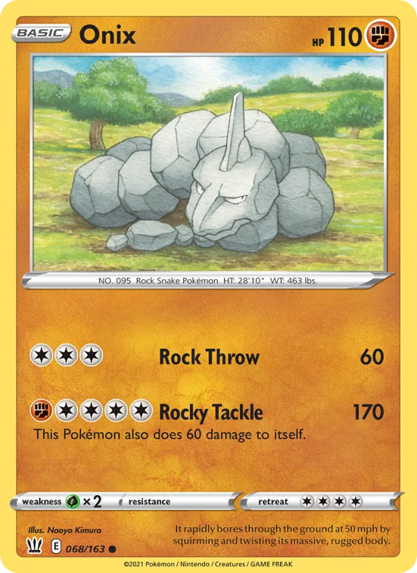 Onix 68/163 Battle Styles