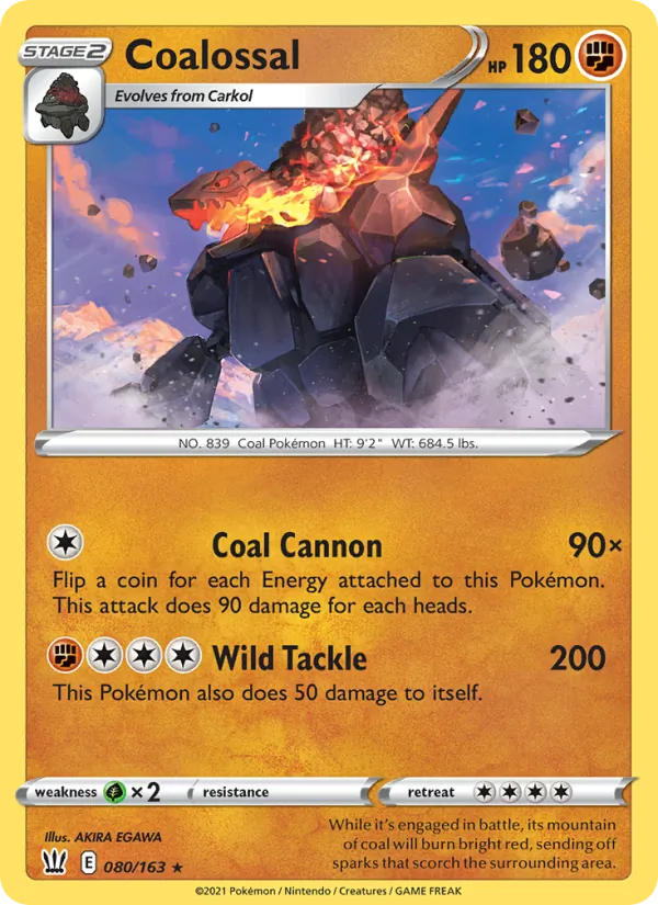 Coalossal 80/163 Battle Styles