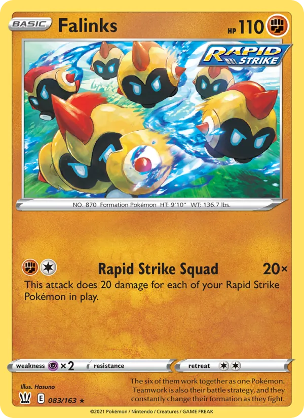Falinks 83/163 Battle Styles