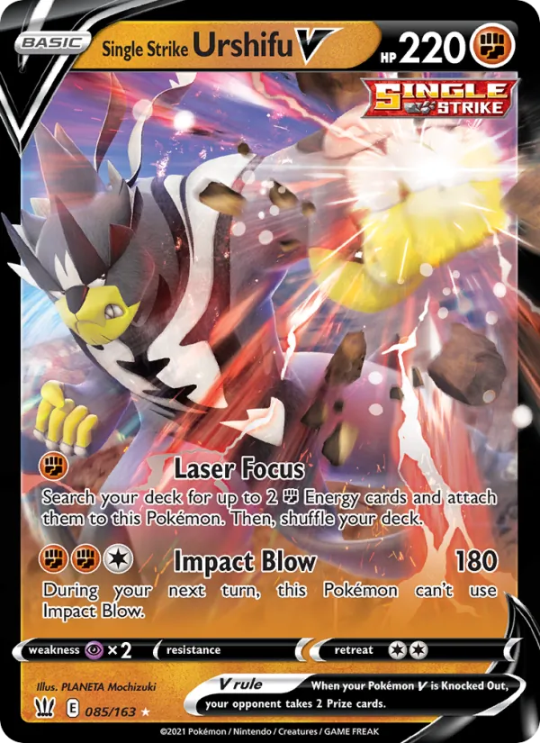 Single Strike Urshifu V 85/163 Battle Styles