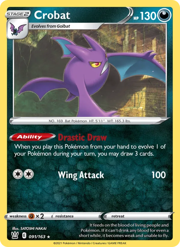 Crobat 91/163 Battle Styles