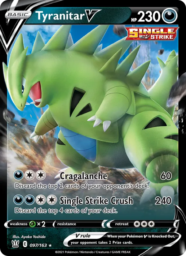Tyranitar V 97/163 Battle Styles