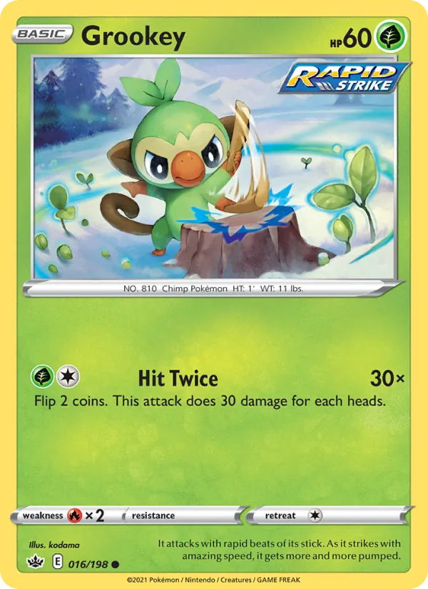 Grookey 16/198 Chilling Reign