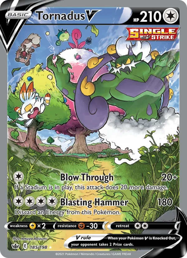 Tornadus V 185/198 Chilling Reign