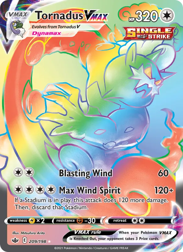 Tornadus VMAX 209/198 Chilling Reign