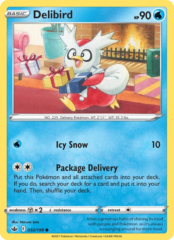 Delibird 32/198 Chilling Reign