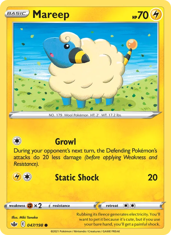 Mareep 47/198 Chilling Reign