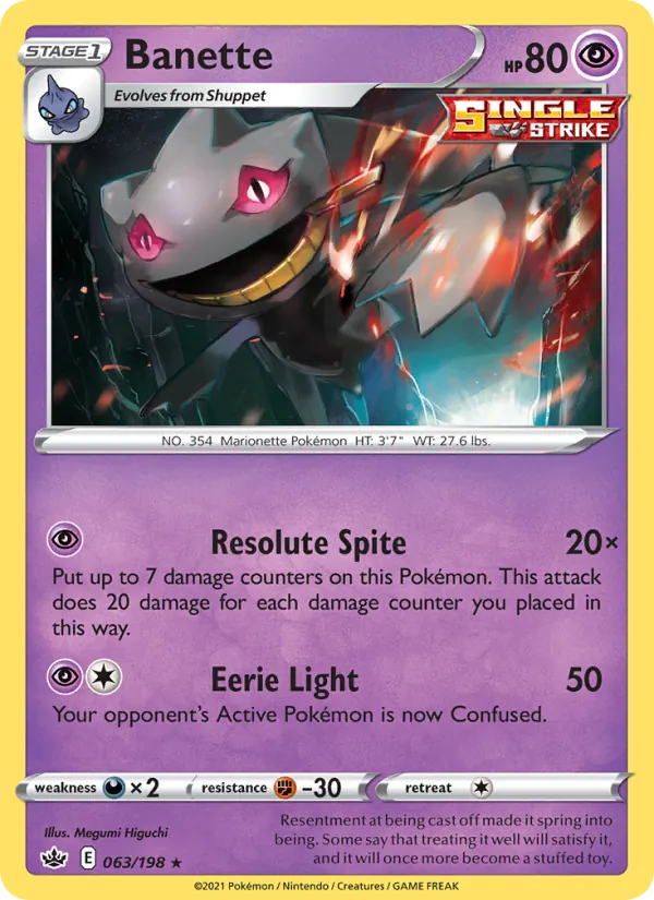 Banette 63/198 Chilling Reign