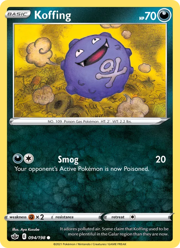 Koffing 94/198 Chilling Reign