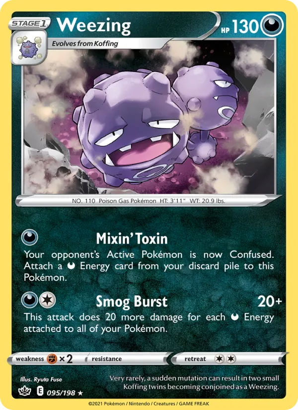 Weezing 95/198 Chilling Reign