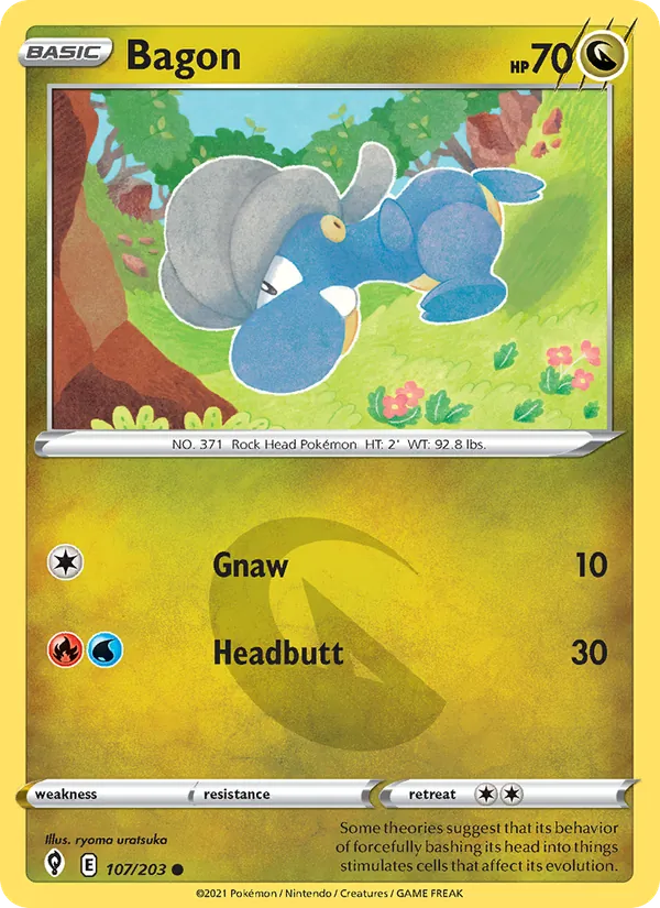 Bagon 107/203 Evolving Skies