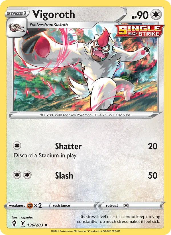 Vigoroth 130/203 Evolving Skies