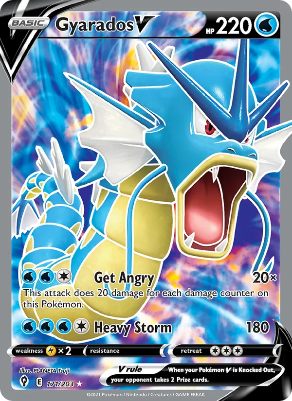 Gyarados V 171/203 Evolving Skies