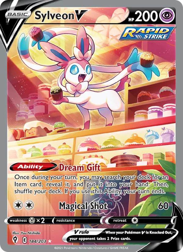 Sylveon V 184/203 Evolving Skies