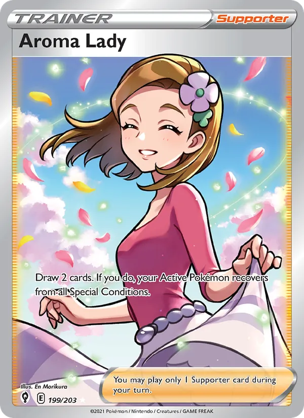 Aroma Lady 199/203 Evolving Skies