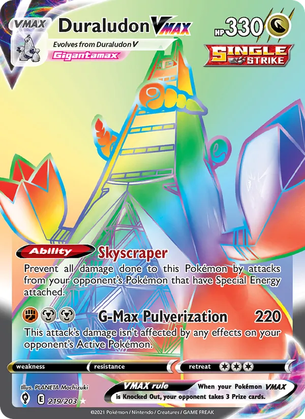 Duraludon VMAX 219/203 Evolving Skies