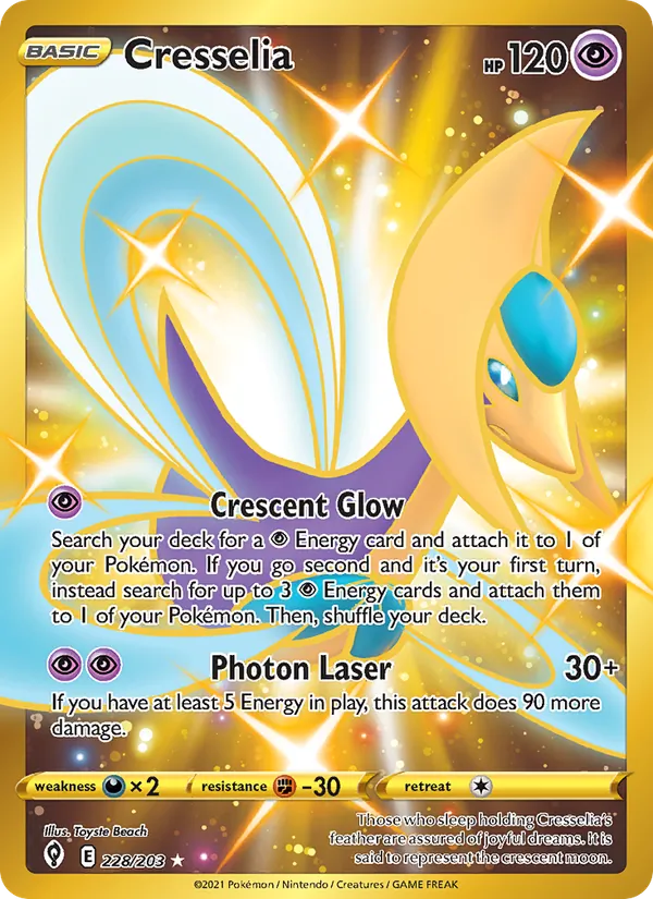 Cresselia 228/203 Evolving Skies