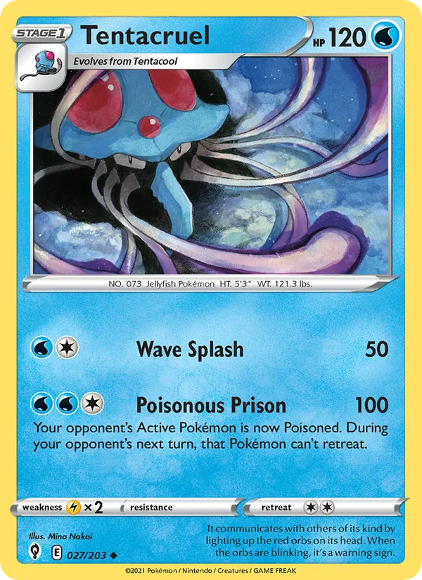 Tentacruel 27/203 Evolving Skies