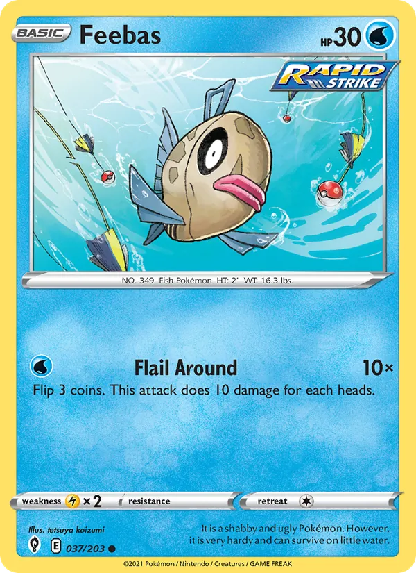 Feebas 37/203 Evolving Skies