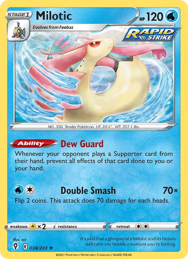 Milotic 38/203 Evolving Skies