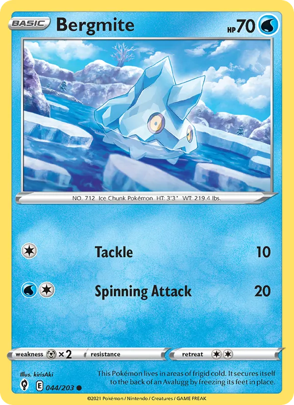 Bergmite 44/203 Evolving Skies