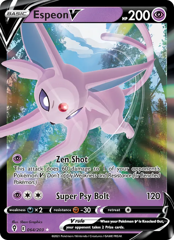 Espeon V 64/203 Evolving Skies