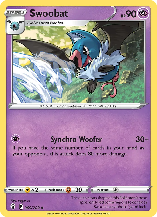 Swoobat 69/203 Evolving Skies