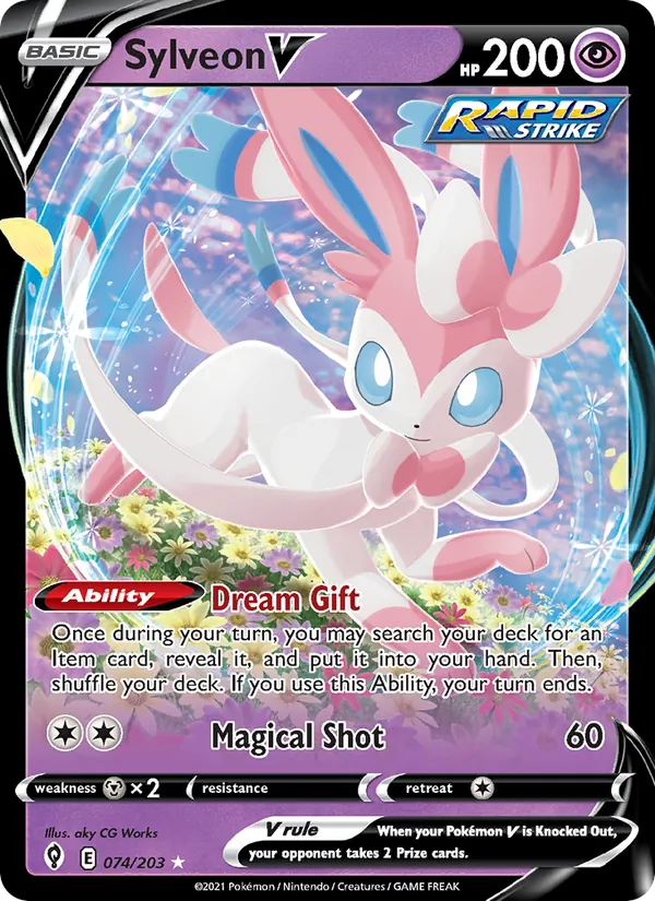 Sylveon V 74/203 Evolving Skies