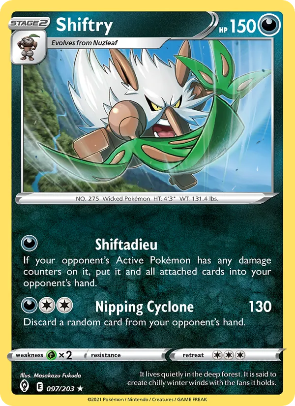 Shiftry 97/203 Evolving Skies