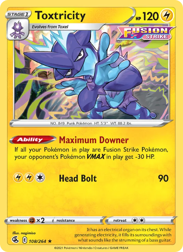 Toxtricity 108/264 Fusion Strike