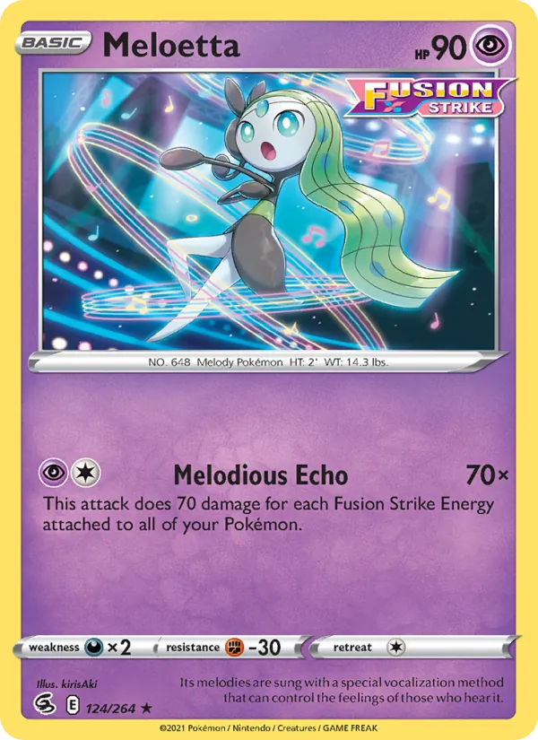 Meloetta 124/264 Fusion Strike