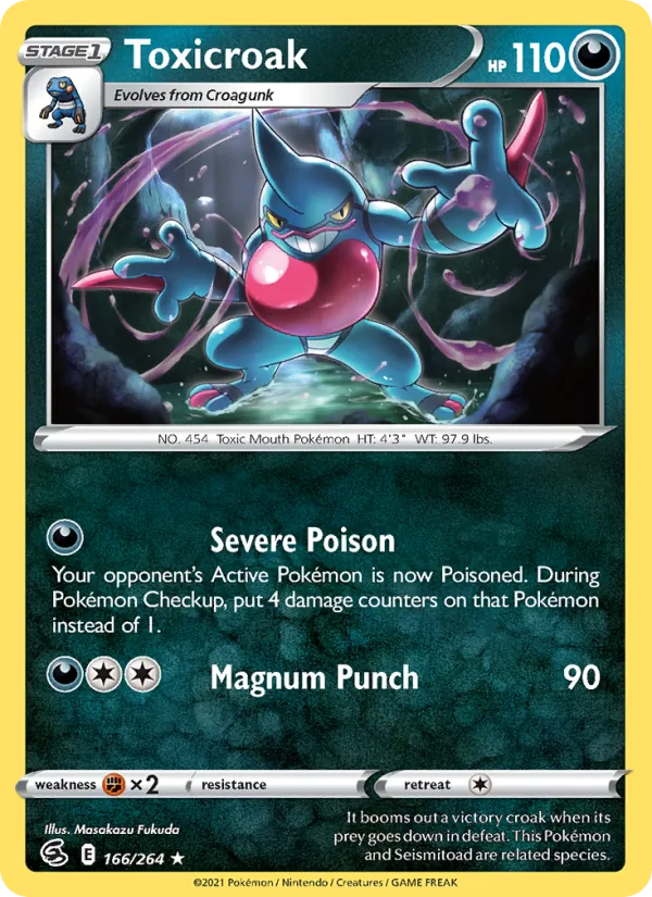 Toxicroak 166/264 Fusion Strike