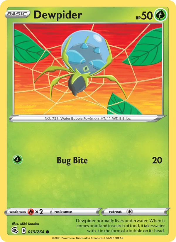 Dewpider 19/264 Fusion Strike