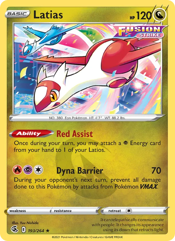 Latias 193/264 Fusion Strike