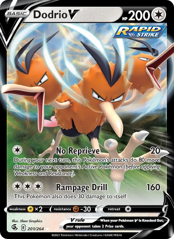 Dodrio V 201/264 Fusion Strike