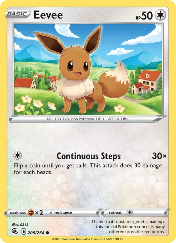 Eevee 205/264 Fusion Strike
