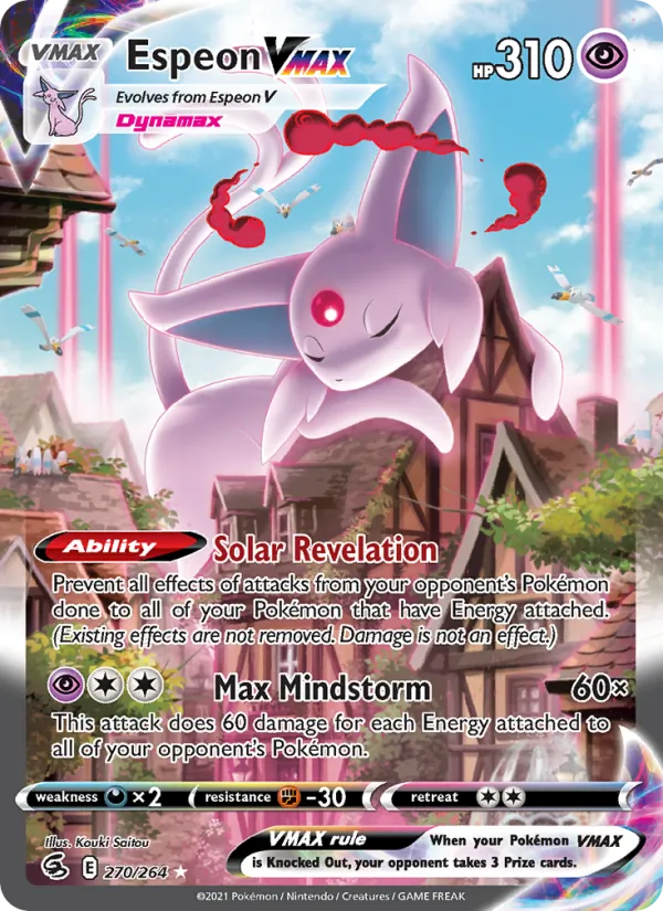 Espeon VMAX 270/264 Fusion Strike