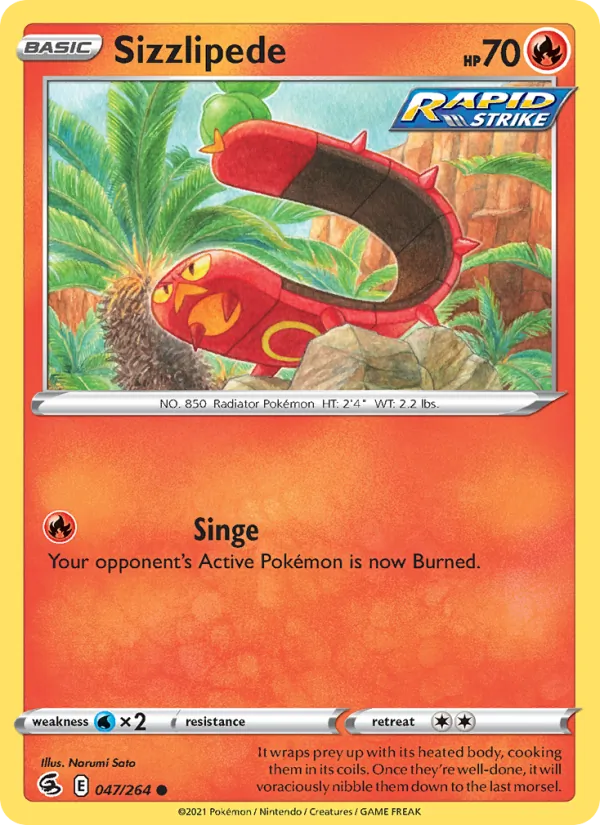 Sizzlipede 47/264 Fusion Strike