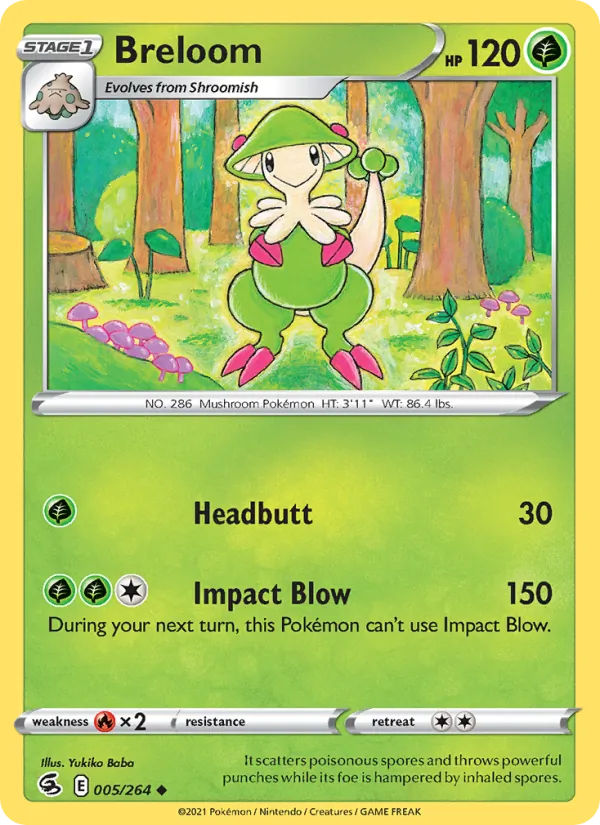 Breloom 5/264 Fusion Strike