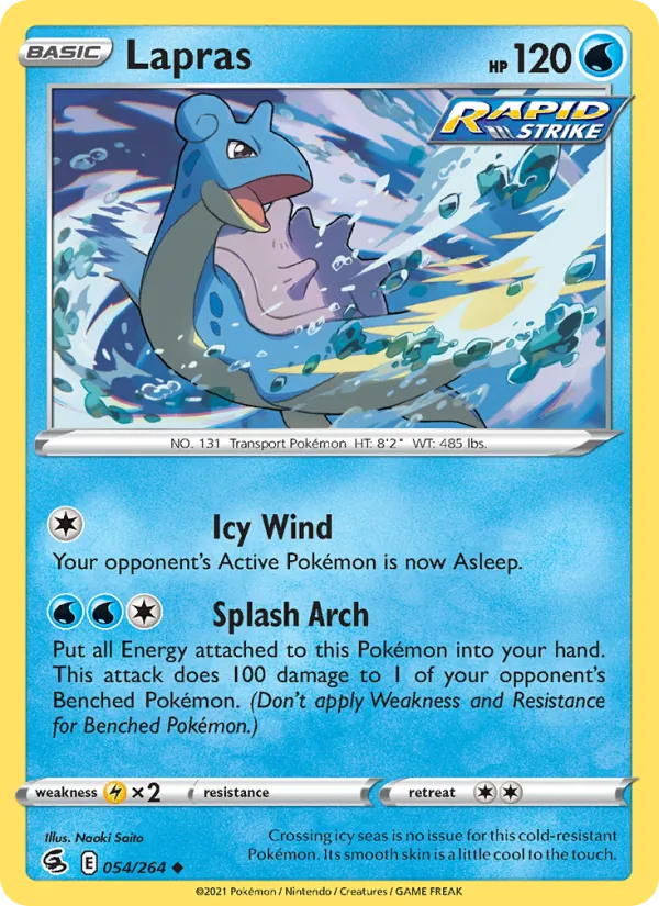 Lapras 54/264 Fusion Strike